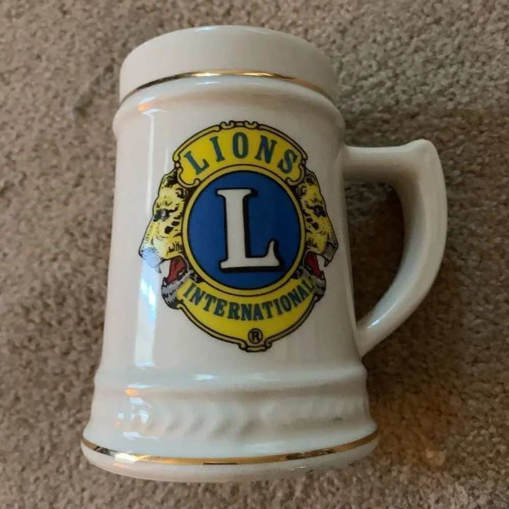 Lions International Lions Club Stein Mug